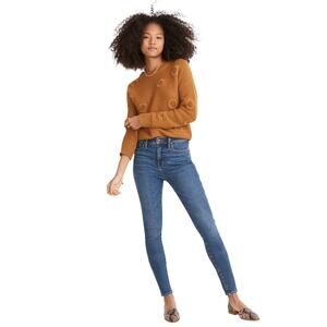 Madewell Blue Wendover Wash 10" High Rise Skinny Jeans